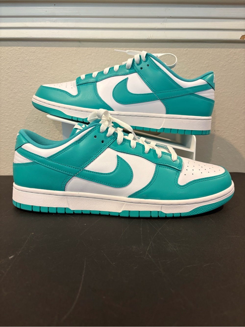 Nike Dunk Low Clear Jade White Teal Mens DV0833-101 New Size 13 - Picture 1 of 10